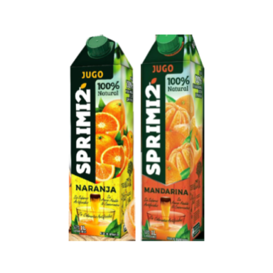 Jugos 100 % SPRIM12 / 100% Juices